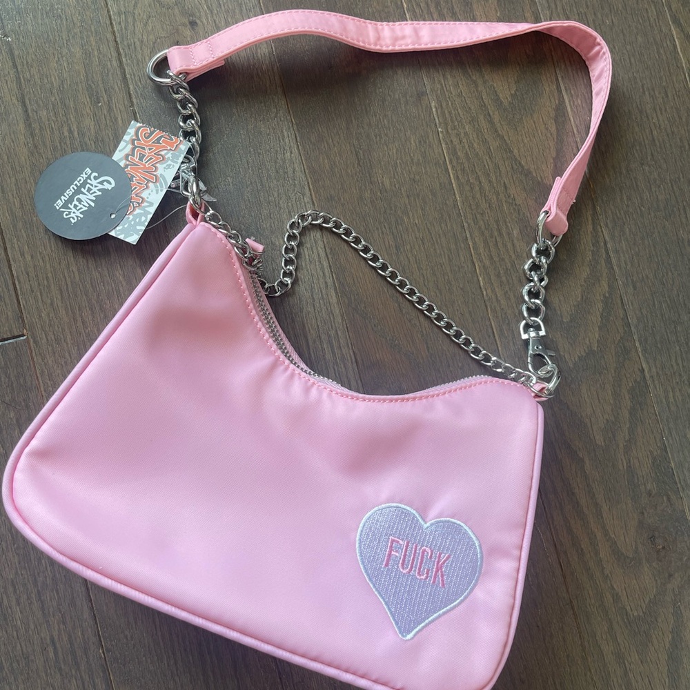 Pink shoulder bag